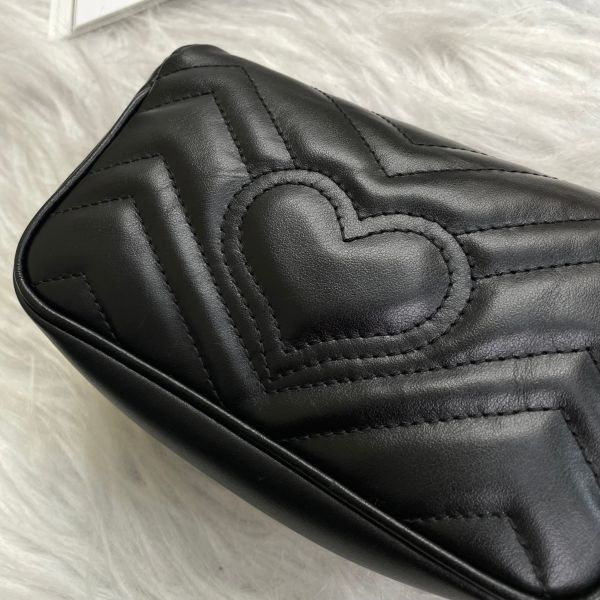 【12期0利率】GUCCI GG MARMONT迷你翻蓋單肩包【9成新】 