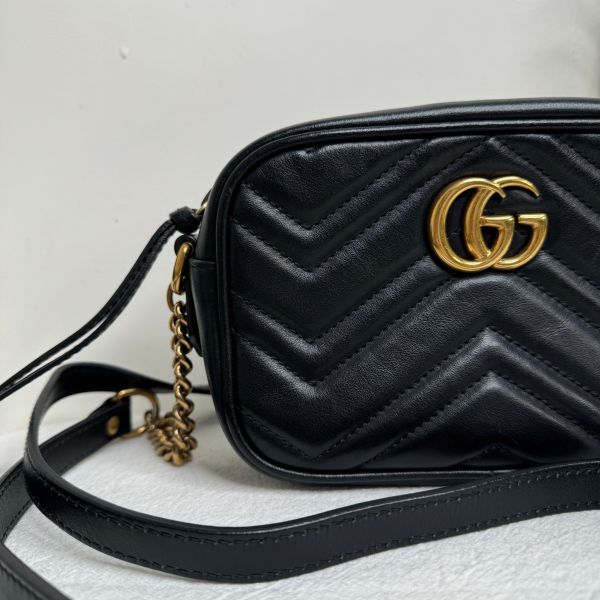 【12期0利率】GUCCI MARMONT MINI【9成新】【現金價18900】 