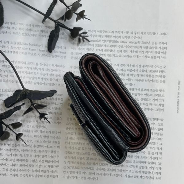 【12期0利率】CHANEL COCO迷你三折短夾【22年3月香港購證】【9成新】 