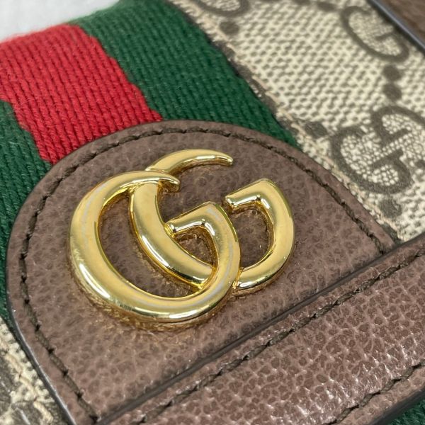 【12期0利率】GUCCI Ophidia 三折拉鍊短夾【9成新】【現金價9400】 