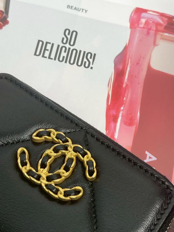 【分期0利率】CHANEL 19 拉鍊零錢包【全新品】 