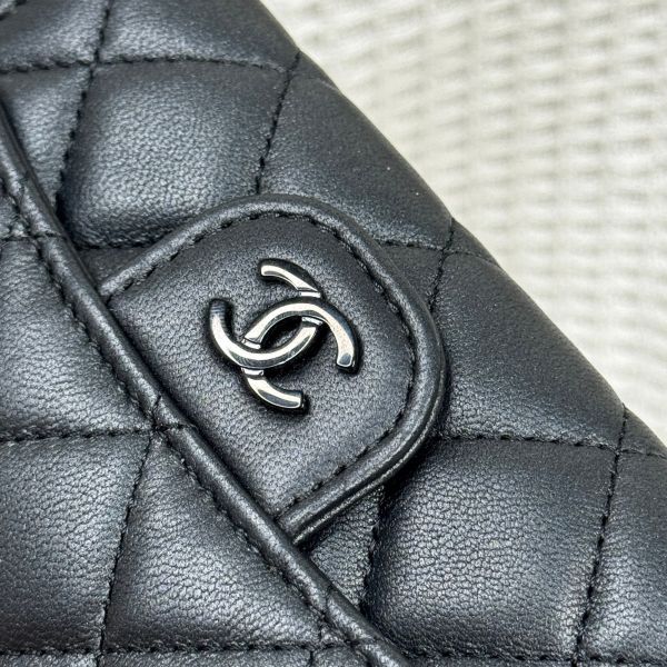 【12期0利率】Chanel COCO羊皮零錢卡包【95成新】 