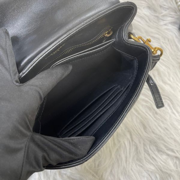 【分期0利率】 YSL LOULOU絎縫皮革Toy手袋 MINI 【9成新】 