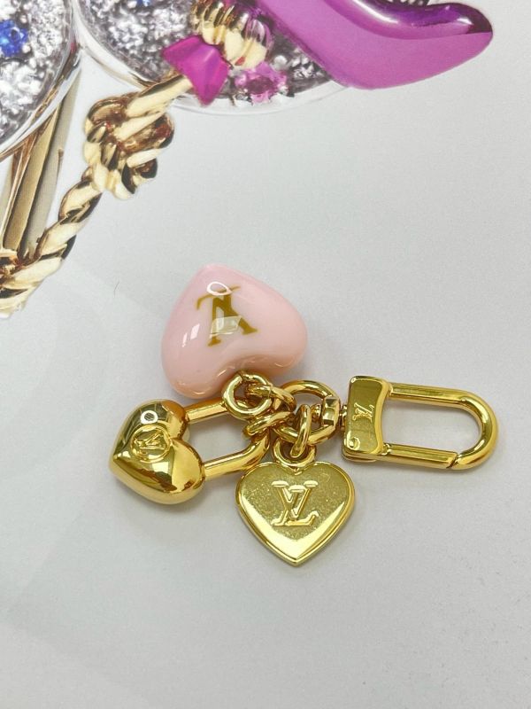 【全新品】LV Micro Charms LV Heart 鑰匙圈 