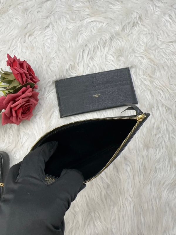 【12期0利率】LV Félicie Pochette 舊款壓紋老花三合一 (非絨布內裡)【21年9月台灣購證】【88成新】 