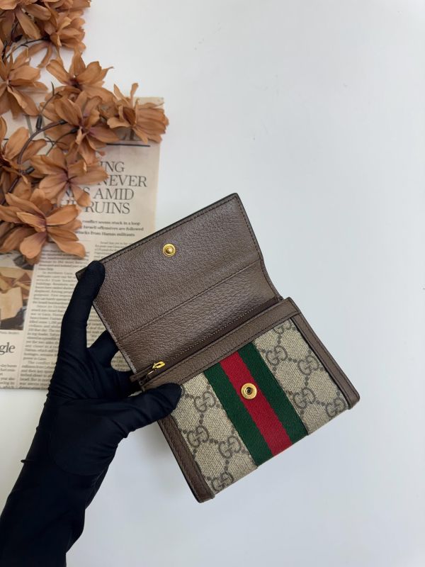 【9成新】GUCCI OPHIDIA三折短夾 