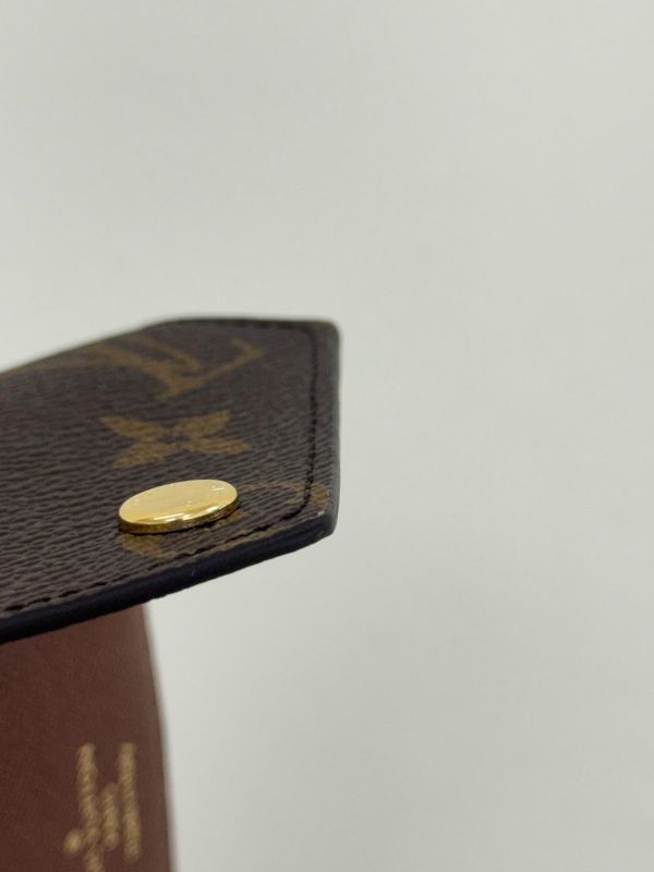 【未使用閒置品】 LV VICTORINE 老花三折短夾 
