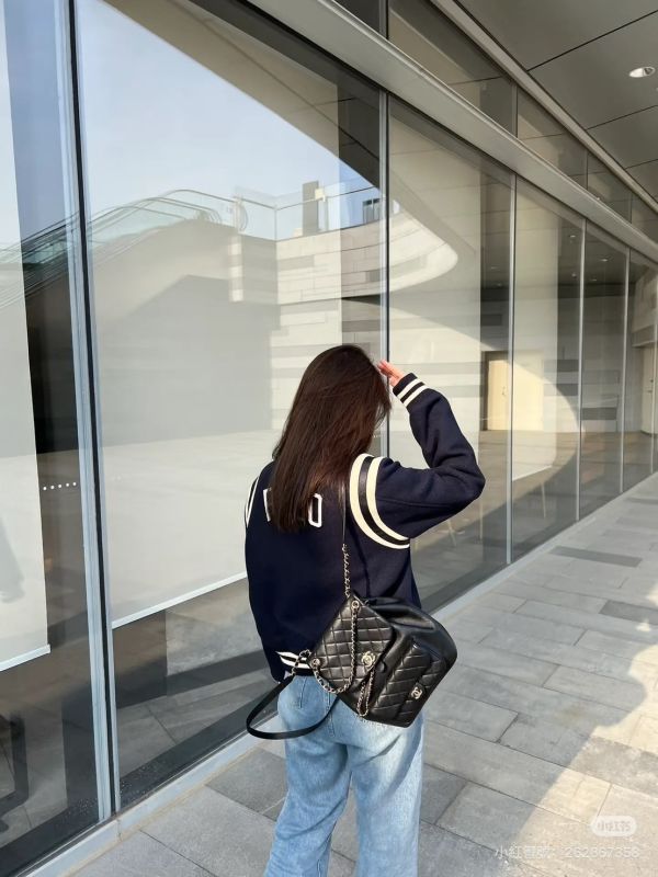 【95成新】CHANEL DUMA 單口袋後背包 大號 