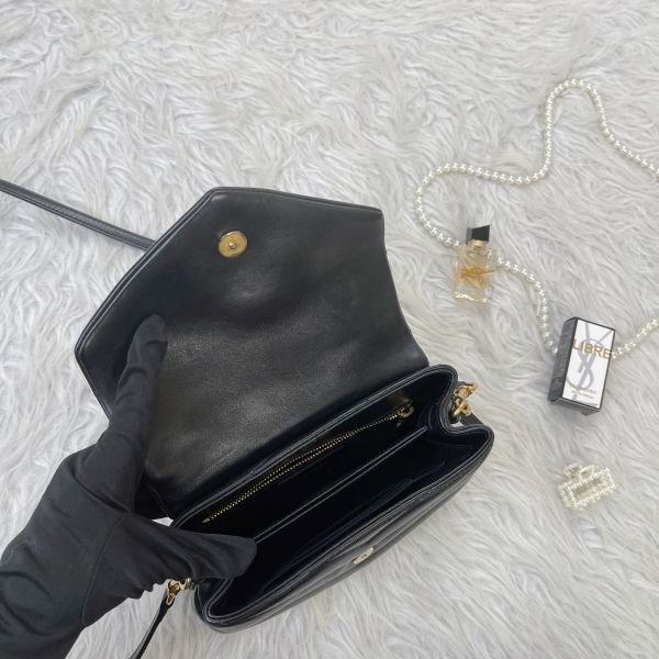 【分期0利率】 YSL LOULOU絎縫皮革Toy手袋 MINI 【9成新】 