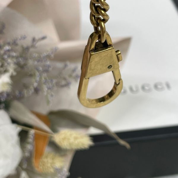 【9成新】【12期0利率】GUCCI GG MARMONT迷你翻蓋單肩包 