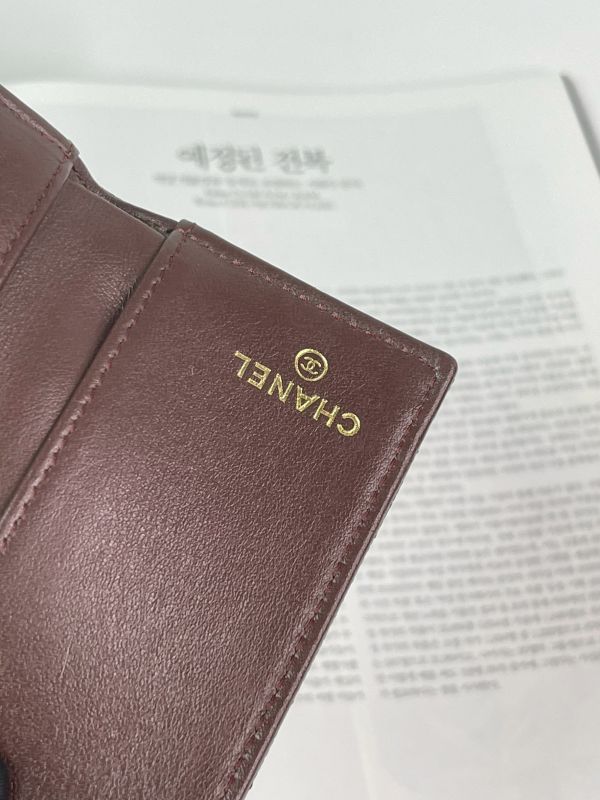 【分期0利率】CHANEL COCO迷你雙層三折短夾【9成新】