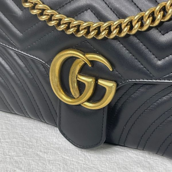 【12期0利率】GUCCI Marmont 小號肩背包【20年3月台灣購證】【95成新】 
