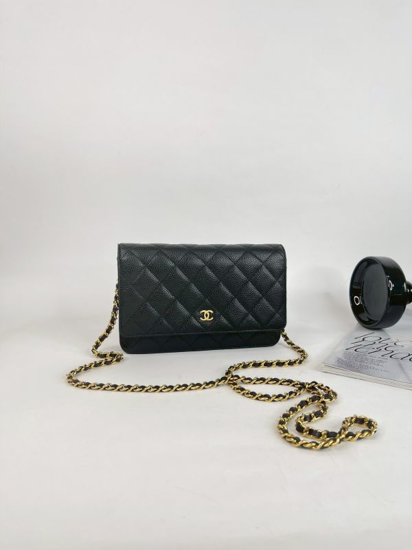 【分期0利率】CHANEL 魚子醬 WOC 黑金 【99成新】 