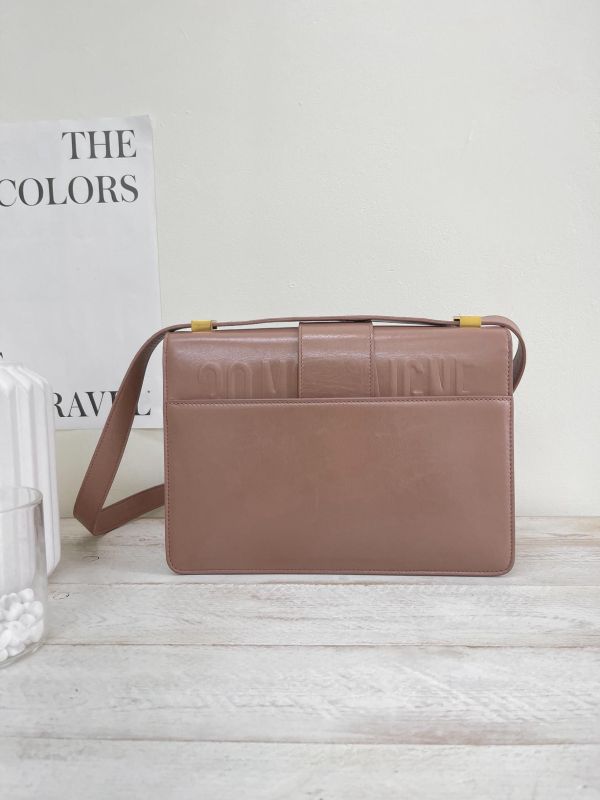 【9成新】DIOR 30 MONTAIGNE 中號 乾燥玫瑰粉 