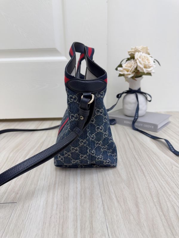 【9成新】GUCCI GIGLIO 緹花托特包 