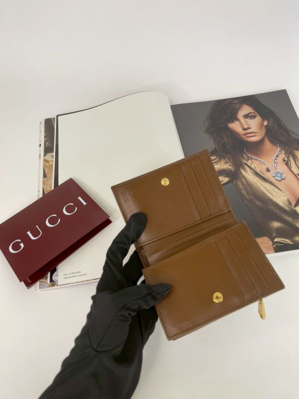 【分期0利率】Gucci 1955 6卡零錢短夾 【95成新】 