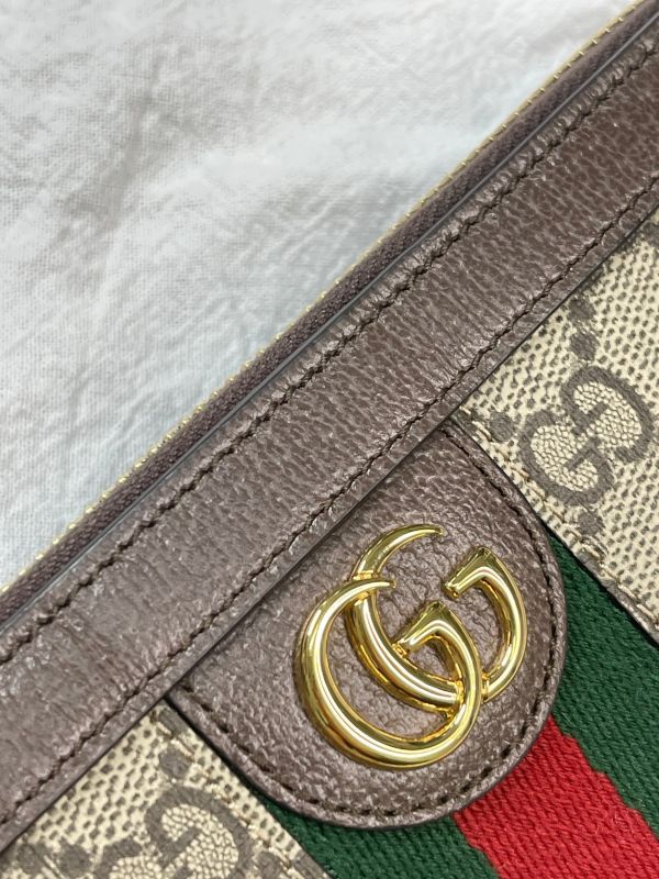 【分期0利率】GUCCI OPHIDIA GG拉鍊長夾【未使用閒置品】 