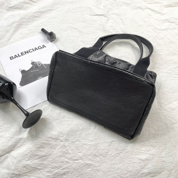 【12期0利率】Balenciaga Navy Cabas S托特包【9成新】 