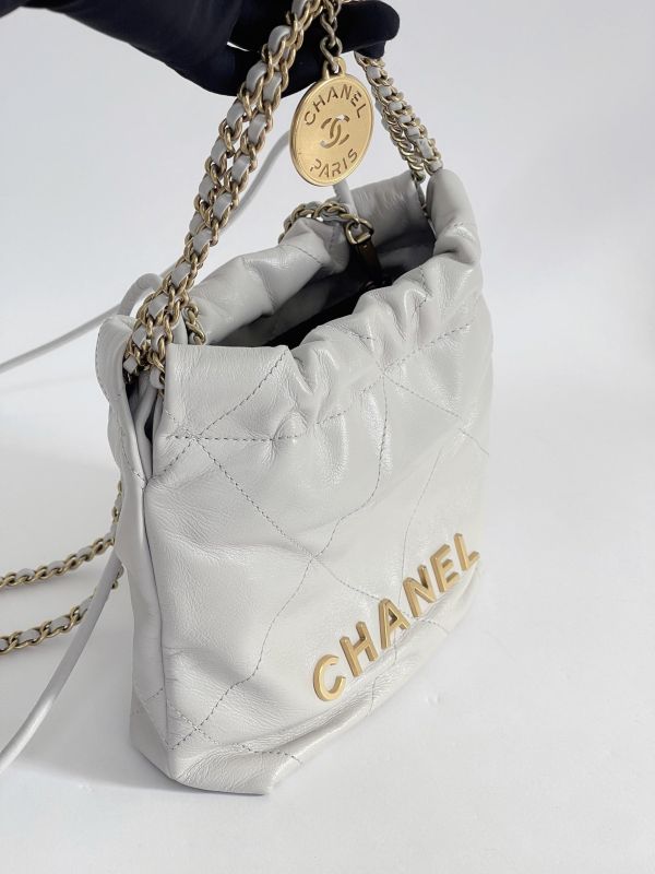 【95成新】CHANEL 22 迷你束口包 