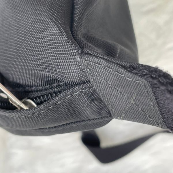 【12期0利率】 BALENCIAGA  WHEEL 經典刺繡 LOGO 尼龍拉鍊胸腰包【85成新】 