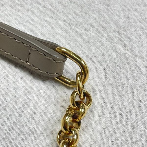 【12期0利率】CHLOE clutch c bag奶茶色【95成新】 