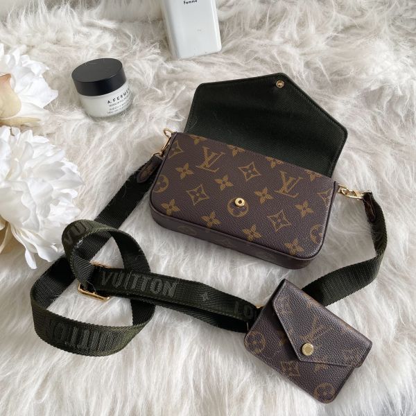 【12期0利率】【二手】LV Félicie Strap & Go 
