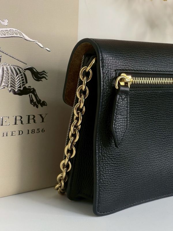 【分期0利率】BURBERRY Macken Baby 格紋鍊條包【9成新】 