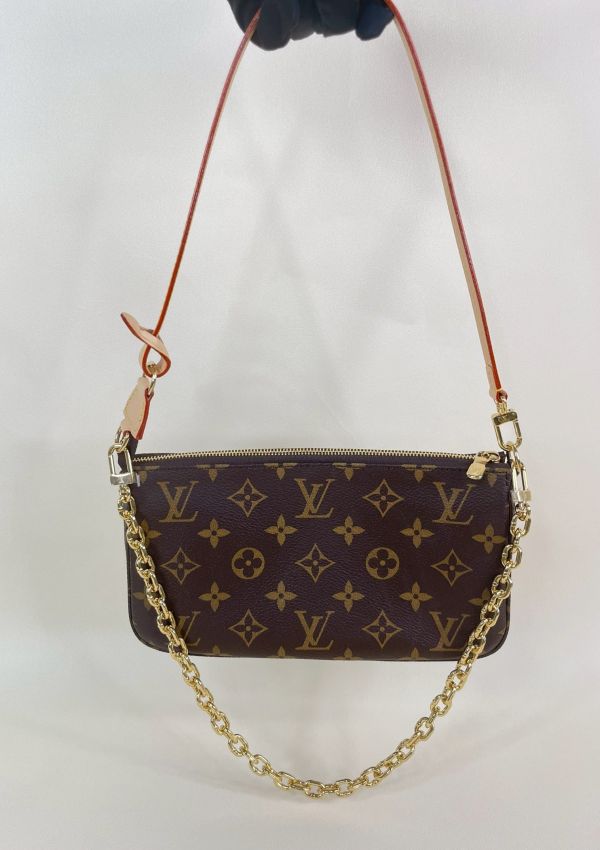 【分期0利率】LV Pochette Accessoires 大麻將包【全新品】