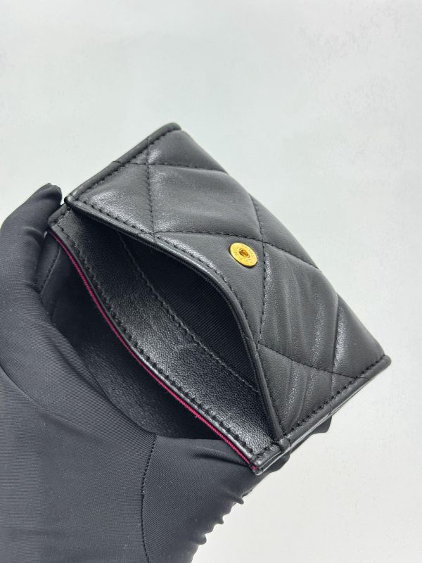 【9成新】CHANEL 19口蓋卡包 
