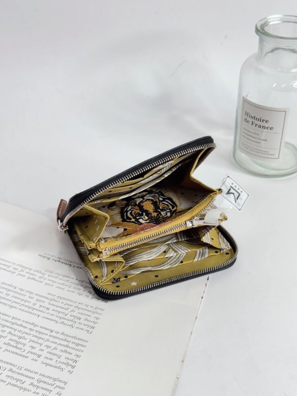 【分期0利率】HERMES 絲巾短夾  黑【99成新】 