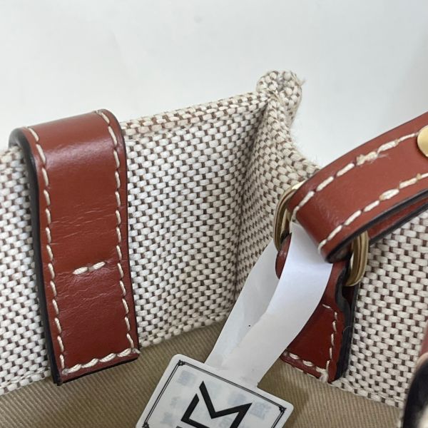 【12期0利率】Chloé 背帶款小號 Woody Tote Bag 經典棕色【95成新】 