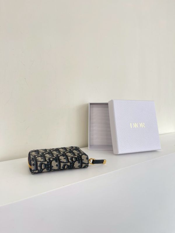 【分期0利率】DIOR 30蒙田 拉鍊零錢包【未使用閒置品】 