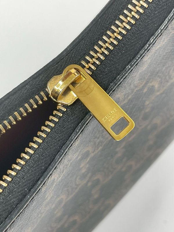 【9成新】CELINE AVA 標誌印花牛皮革手袋 