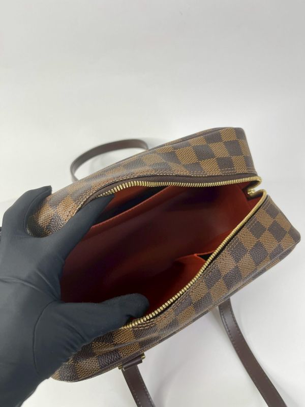 【95成新】LV 棋盤格保齡球包 