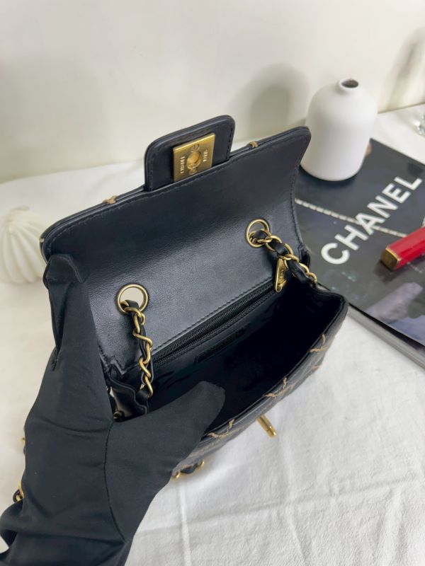 【分期0利率】CHANEL VINTAGE 外縫線方胖【9成新】 