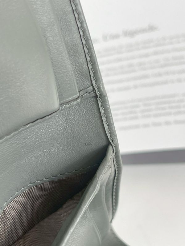 【9成新】DIOR SADDLE LOTUS 老花三折短夾 