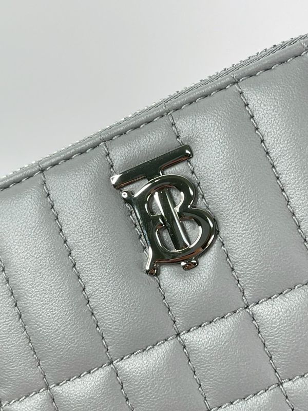 【閒置新品】BURBERRY LOLA TB 拉鍊零錢卡包 