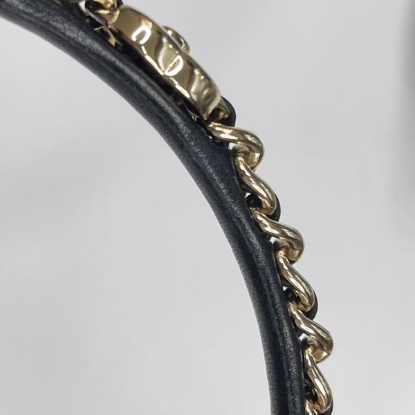【分期0利率】CHANEL 雙C髮箍【99成新】 
