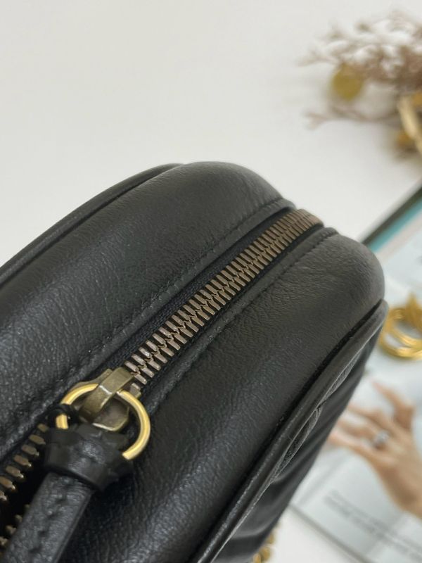 【95成新】GUCCI MARMONT 圓餅包 