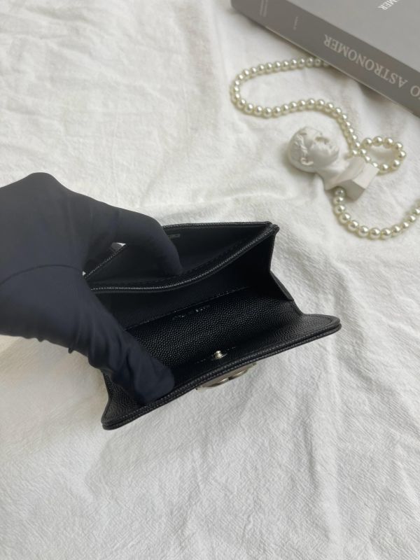 【99新】CHANEL BOY翻蓋零錢卡包 