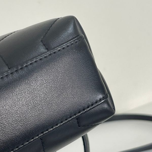 【12期0利率】YSL LOULOU絎縫皮革Toy手袋 MINI 【95成新】 