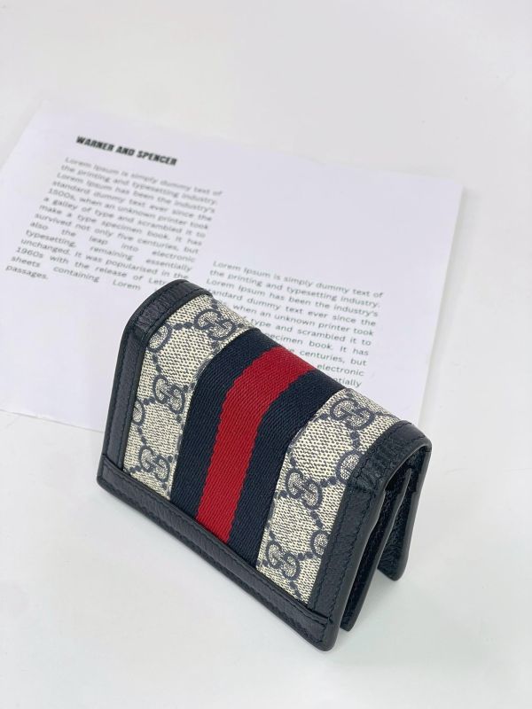 【9成新】GUCCI OPHIDIA 雙折短夾 