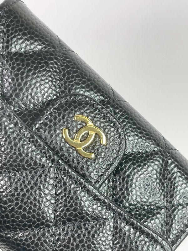 【分期0利率】CHANEL COCO 牛皮零錢卡包【99成新】 