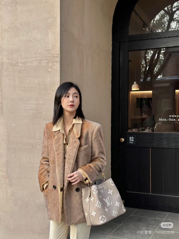 【分期0利率】LV NéoNoé MM 斑鳩灰【未使用閒置品】