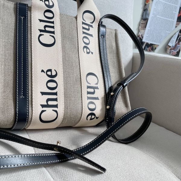 【12期0利率】【全新品】 Chloé 背帶款小號Woody Tote Bag【現金價】 