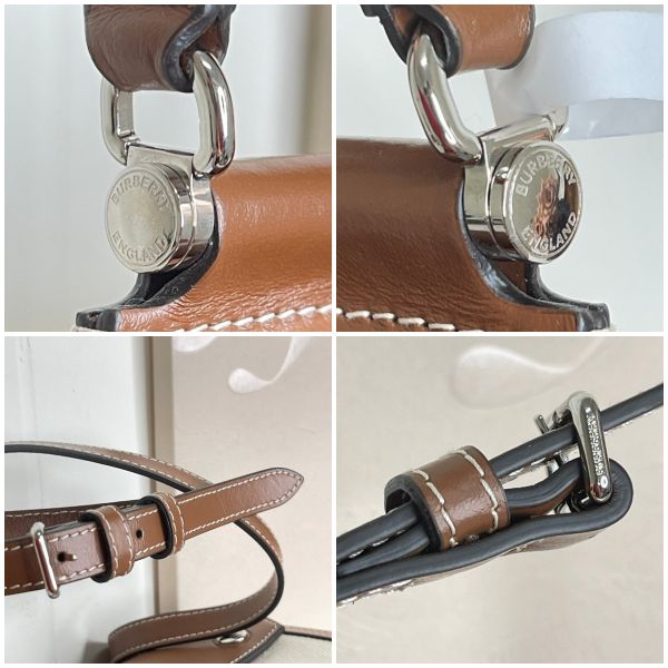 【12期0利率】BURBERRY MINI HORSEFERRY斜背包【99成新】 