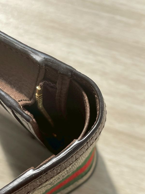 【99成新】GUCCI OPHIDIA 雙折短夾 