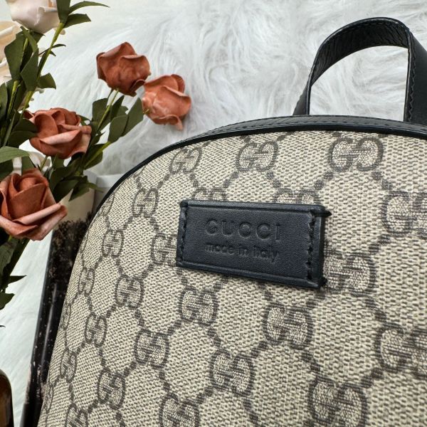 【12期0利率】GUCCI SUPREME 滿版印花後背包【全新閒置品】 