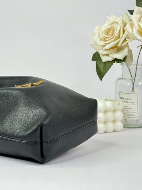 【分期0利率】YSL POCHON 小羊皮手袋【95成新】 