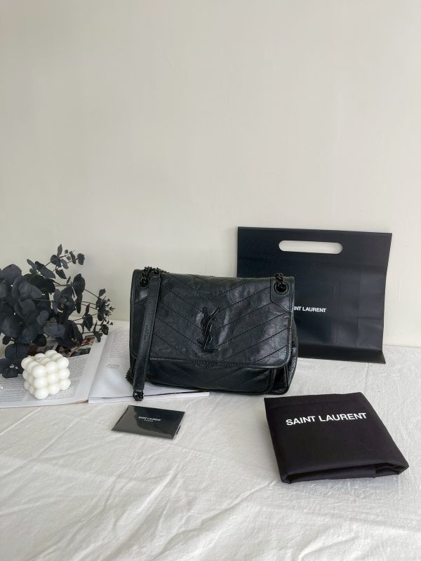 【分期0利率】YSL NIKI 中號 SO BLCAK【95成新】 